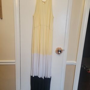 Beautiful Chevron halter maxi dress